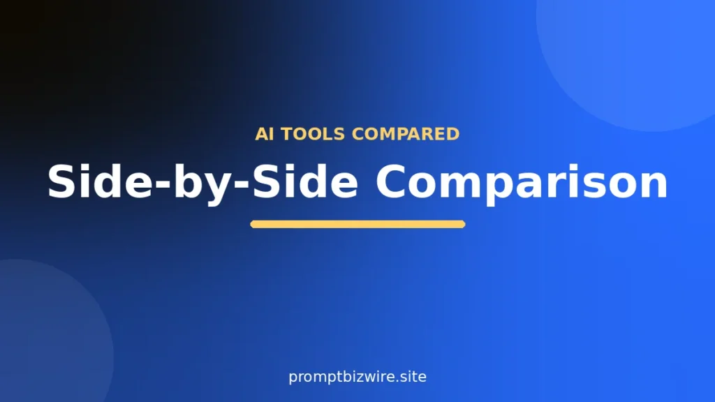 Resume tools comparison table